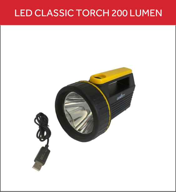 LED classic torch lumen 200